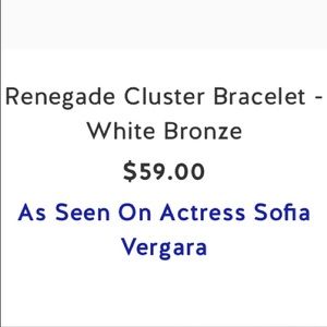 Stella & Dot Jewelry - Stella and Dot silver Renegade Bracelet- NIB Stella & Dot Jewelry - Stella and Dot silver Renegade Bracelet- NIB